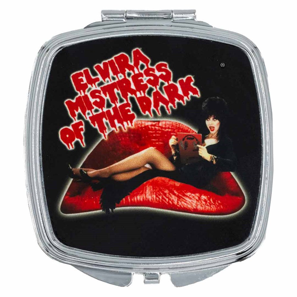 Elvira Rocky Mistress Of The Dark Square Compact Mirror