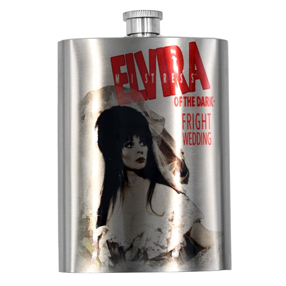 Elvira Fright Wedding 8oz Stainless Steel Flask