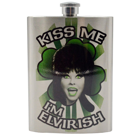 Elvira Kiss me 8 oz Stainless Steel Flask