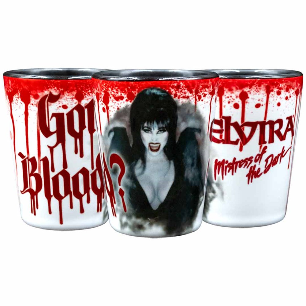 Elvira Got Blood Vamp Shot Glass