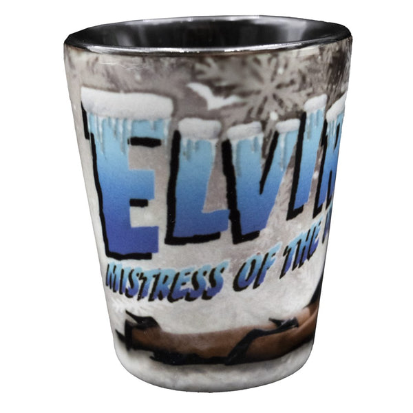 Elvira In Snow Shot Glass
