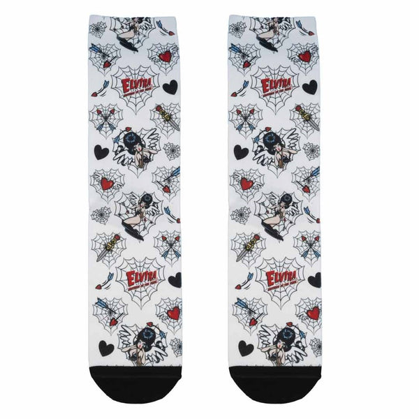 Elvira Cupid Web Viva Repeat Socks