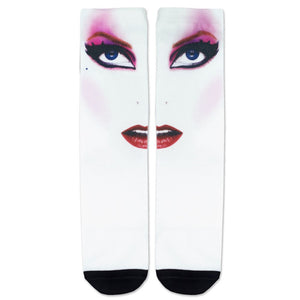 Elvira Make Up Face Socks