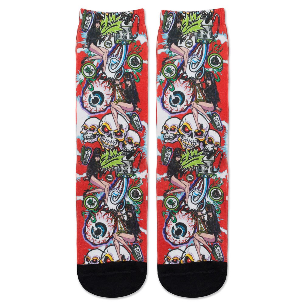 Elvira Pinball Repeat Socks