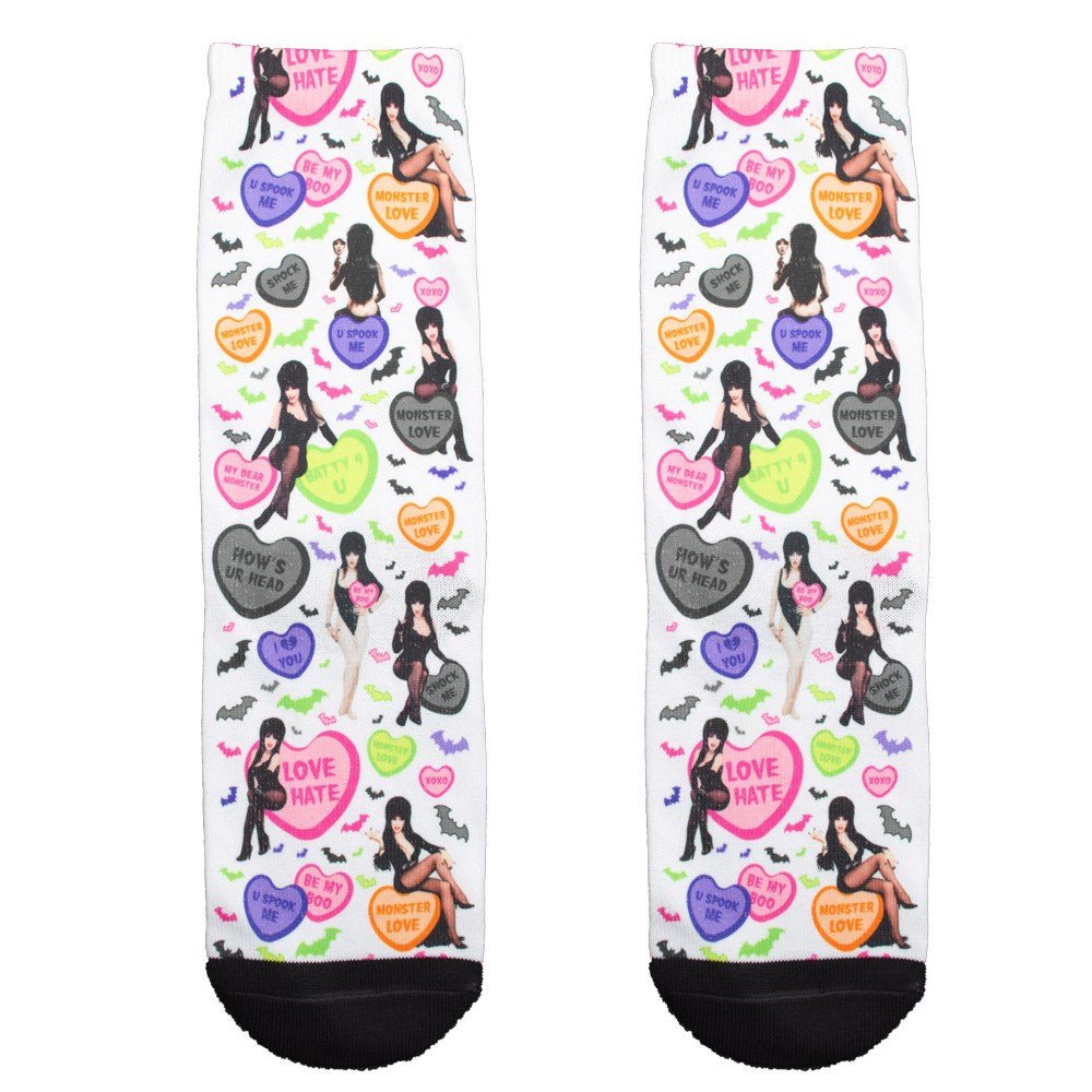 Elvira Candy Hearts Repeat Socks