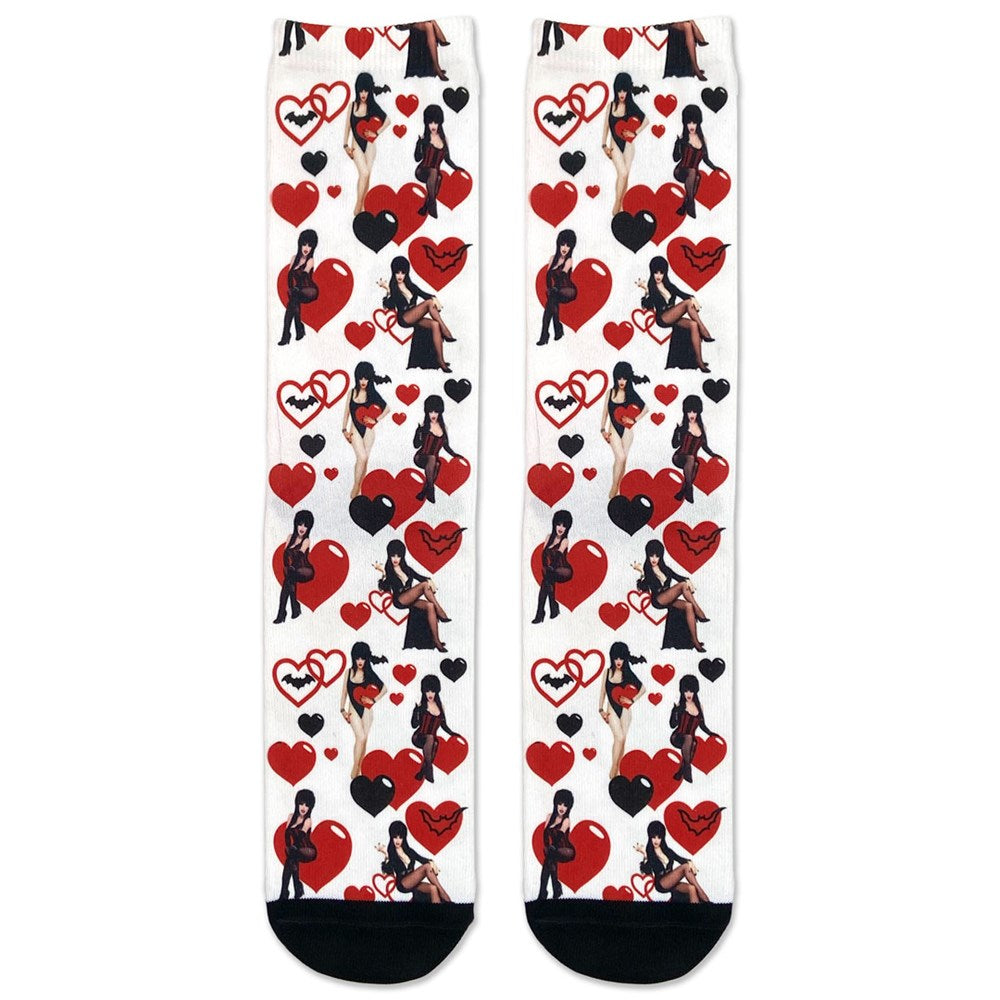 Elvira Heart Repeat Socks