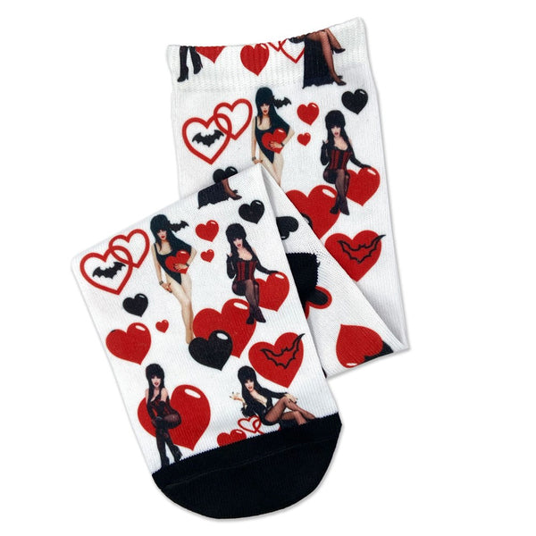 Elvira Heart Repeat Socks