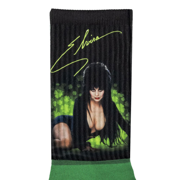 Elvira Shamrock Mist Green Athletic socks