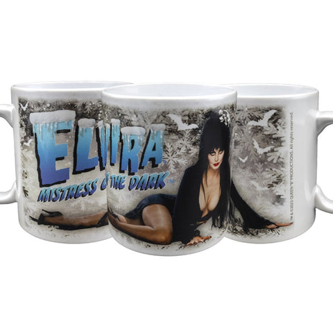 Elvira In Snow Sparkle 11oz Mug