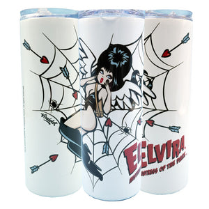 Elvira Cupid Web Viva Skinny Tumbler