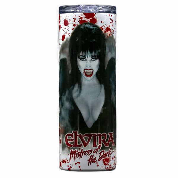 Elvira Got Blood Vamp Skinny Tumbler