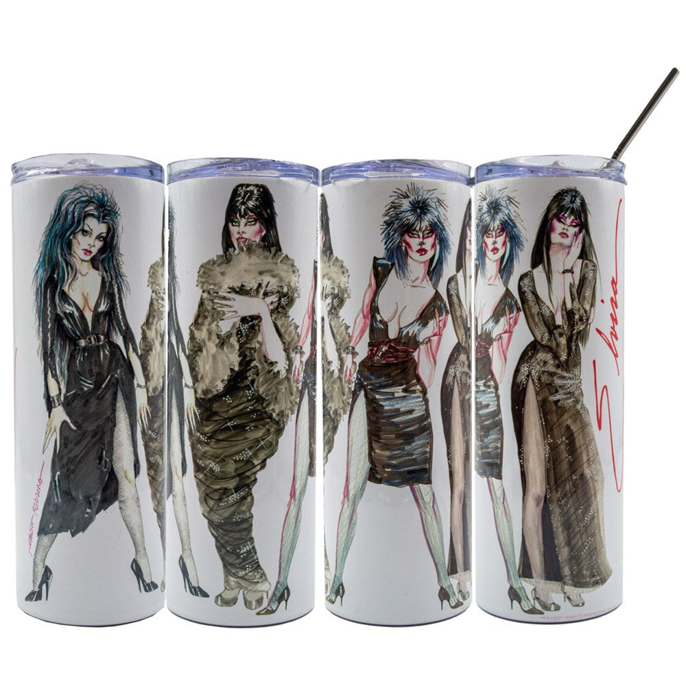 Elvira X Robert Redding Sketchbook Tumbler
