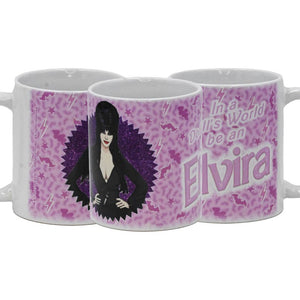 Elvira World Pink White Mug