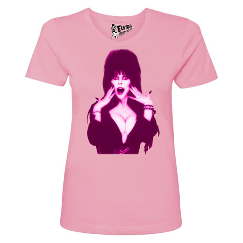 Elvira Pink Tone Womens Tee