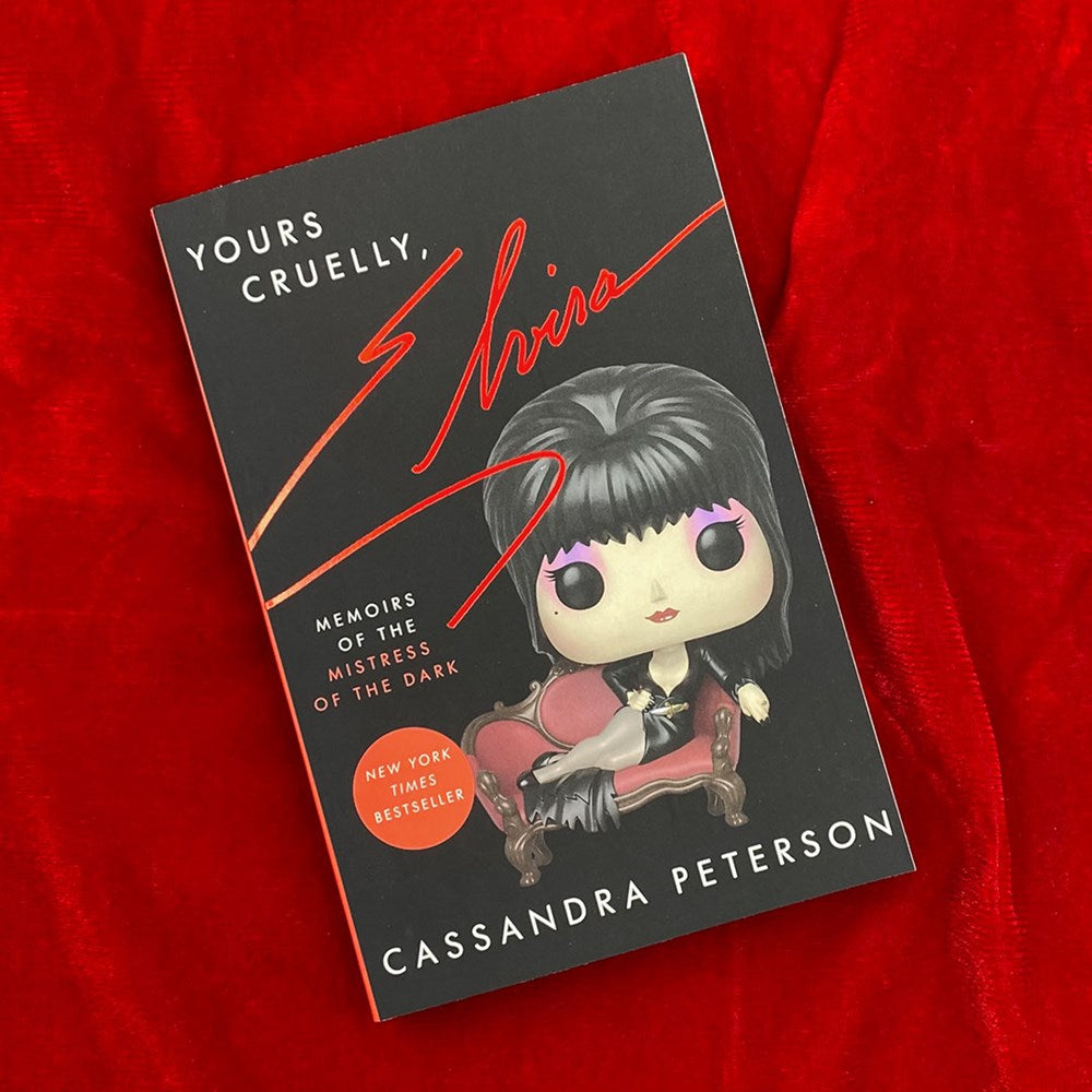 Yours Cruelly, Elvira: Memoirs of the Mistress of the Dark Funko Cover Book