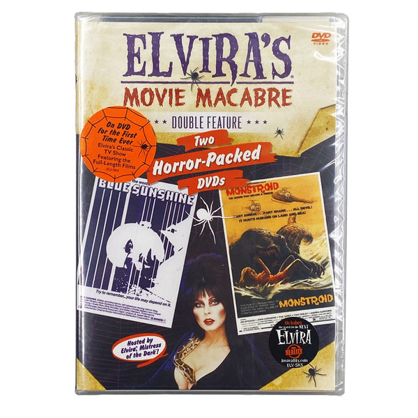 Elvira Movie Macabre-Double Feature Blue Sunshine-Monstroid DVD